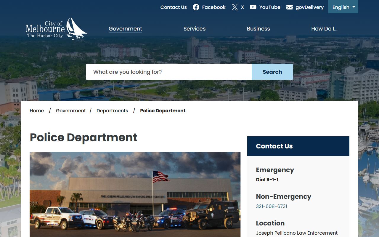 Melbourne Police Department building