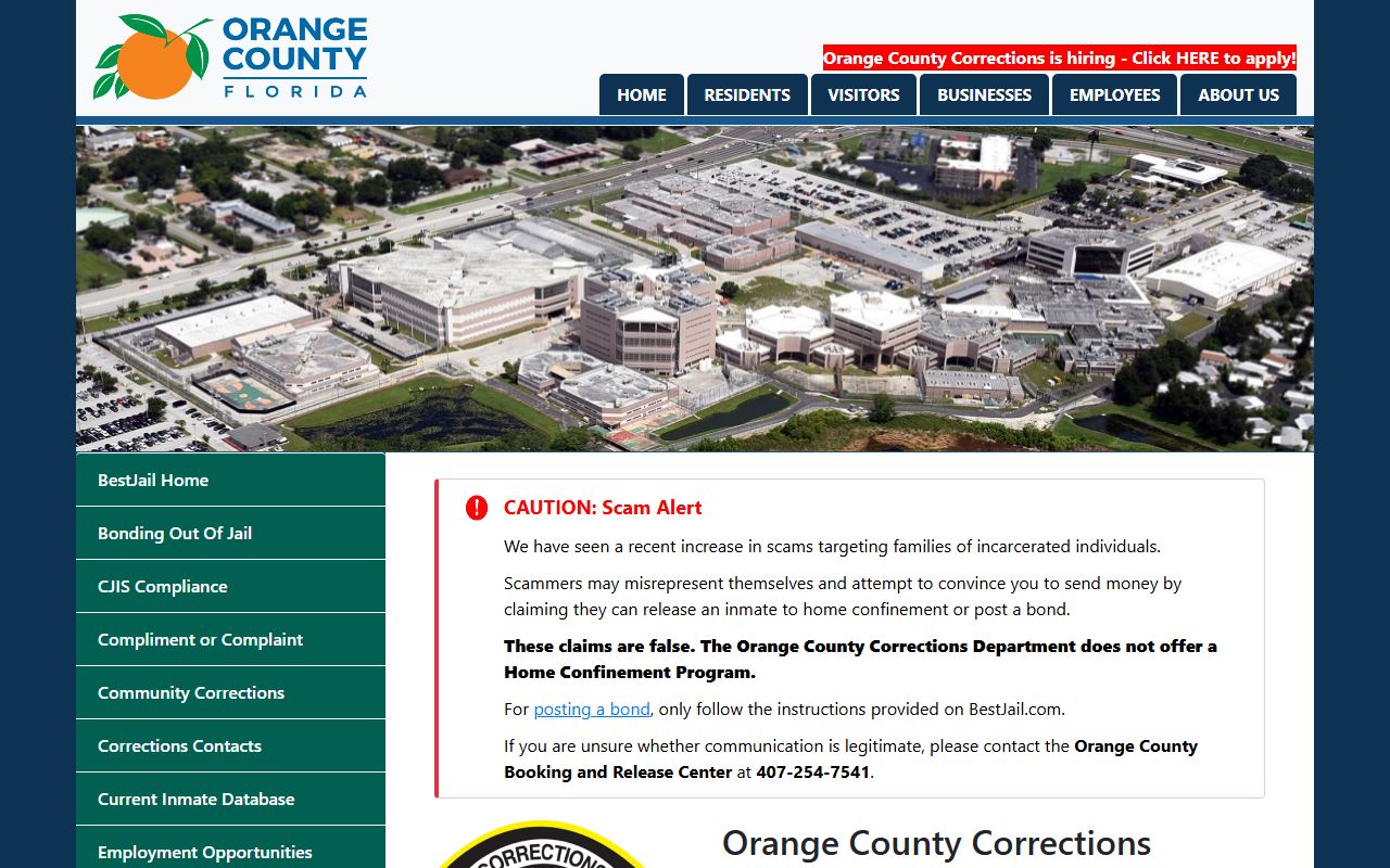 Orange County BEST Jail system and jail mugshots