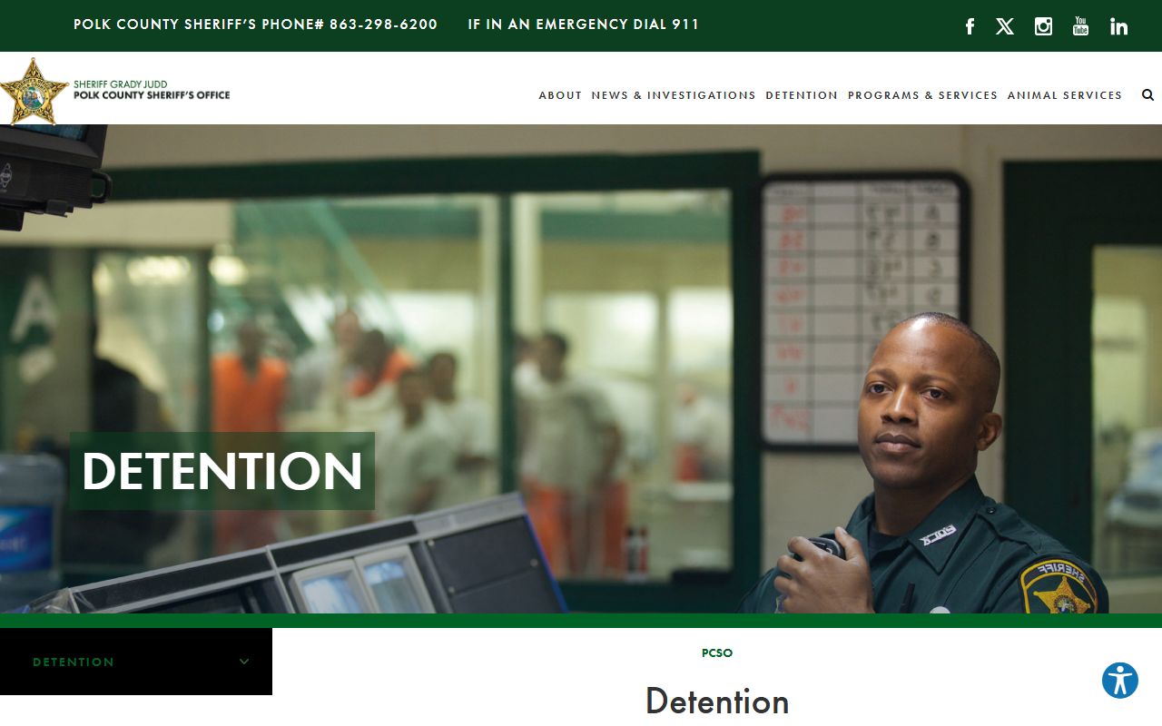 Polk County detention facility